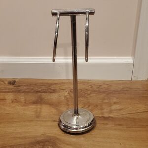 Silver Vanity Towel Holder